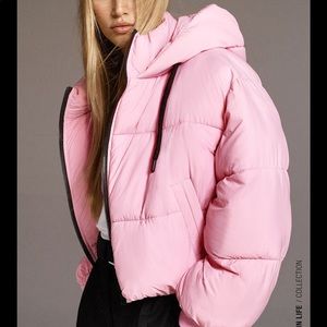 Zara Cropped Puffer